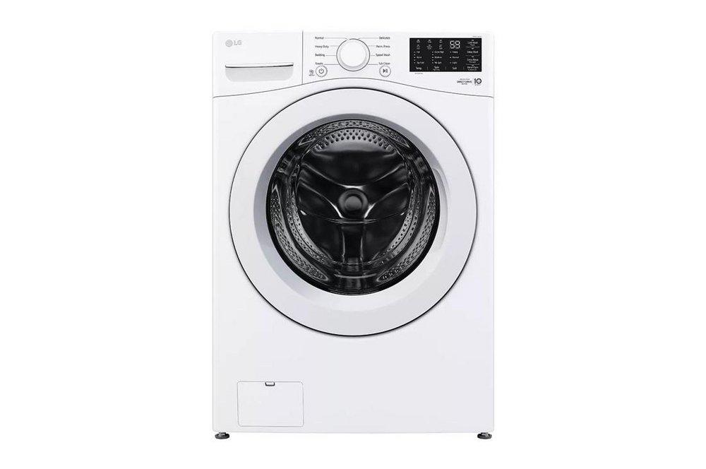 LG Electronics White 27 x 39 x 33-1/8 in. 5.0 cu. ft. 10A Electric Front Load Washer 