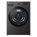 5.0 CU.FT. ULTRA LARGE CAPACITY FRONT LOAD WASHER TURBOWASH STEAM AND WI-FI CONNECTIVITY BLACK STEEL 