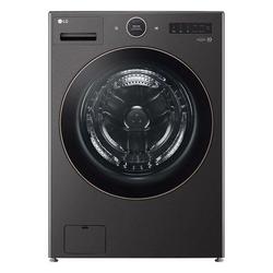 27 in. 5.0 cu. ft. Electric Front Load Washer in Black
