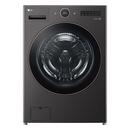 LG Black 27 x 39 x 33-1/8 in. 10A 5.0 cu. ft. Electric Front Load Washer 