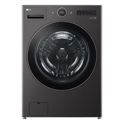 27 in. 5.0 cu. ft. Electric Front Load Washer in Black