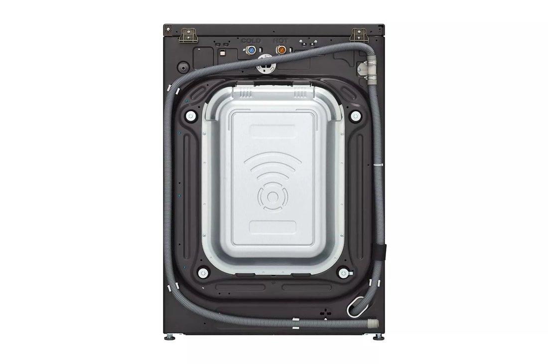 LG Black 27 x 39 x 33-1/8 in. 10A 5.0 cu. ft. Electric Front Load Washer 