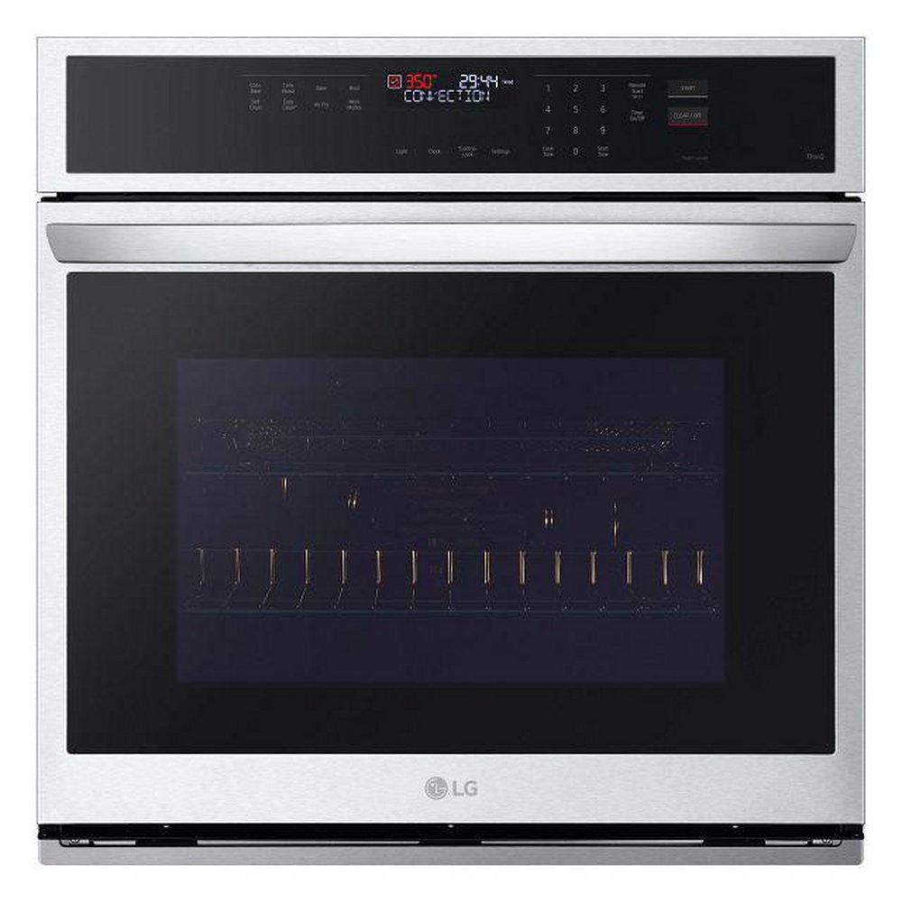4.7 CU. FT. SMART SINGLE WALL OVEN WITH FAN CONVECTION AIR FRY PRINTPROOF STAINLESS STEEL 
