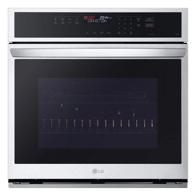 LG Stainless Steel 29-3/4 x 23-3/8 in. 25.4A 4.7 cu. ft. Drop Down Single Oven 