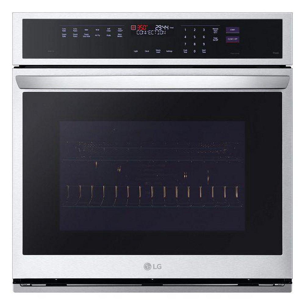 4.7 CU. FT. SMART SINGLE WALL OVEN WITH TRUE CONVECTION INSTAVIEW AIR FRY STEAM SOUS VIDE PRINTPROOF STAINLESS STEEL 