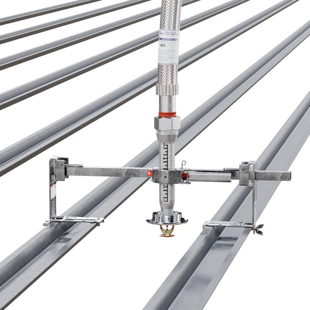 24 in. Open Gate Hat Channel Bracket Assembly 