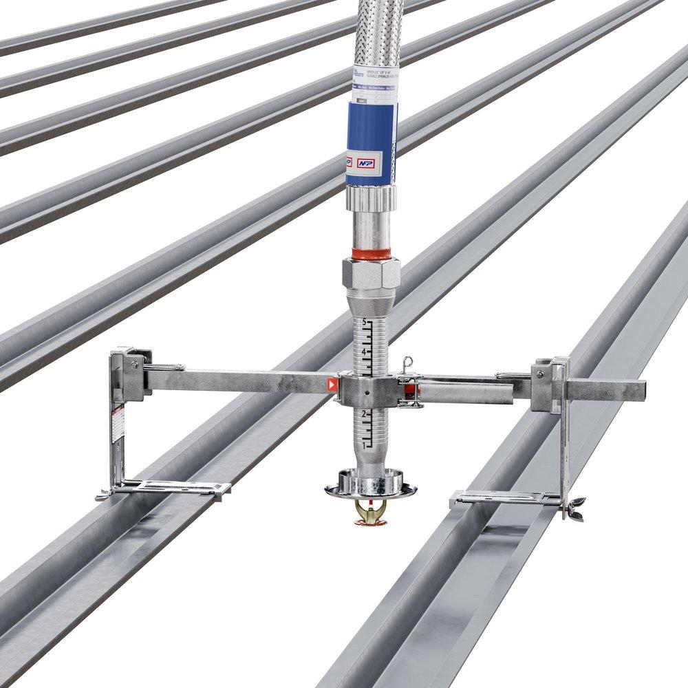 24 in. Open Gate Hat Channel Bracket Assembly 