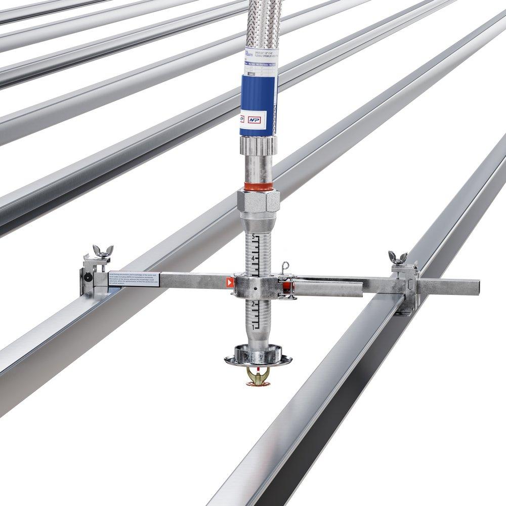 24 in. Open Gate Wood and Metal Stud Bracket Assembly 