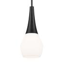 Kichler Lighting Black 75W 1-Light Medium E-26 Pendant Light 