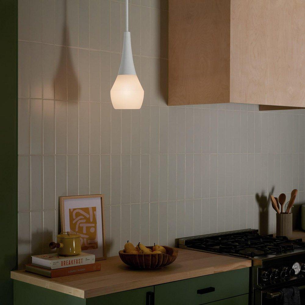 Kichler Lighting Black 75W 1-Light Medium E-26 Pendant Light 