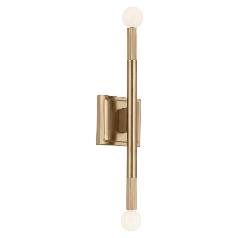 Kichler Lighting Champagne Bronze 60W 1-Light 17 in. Wall Sconce 