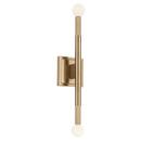 Kichler Lighting Champagne Bronze 60W 1-Light 17 in. Wall Sconce 