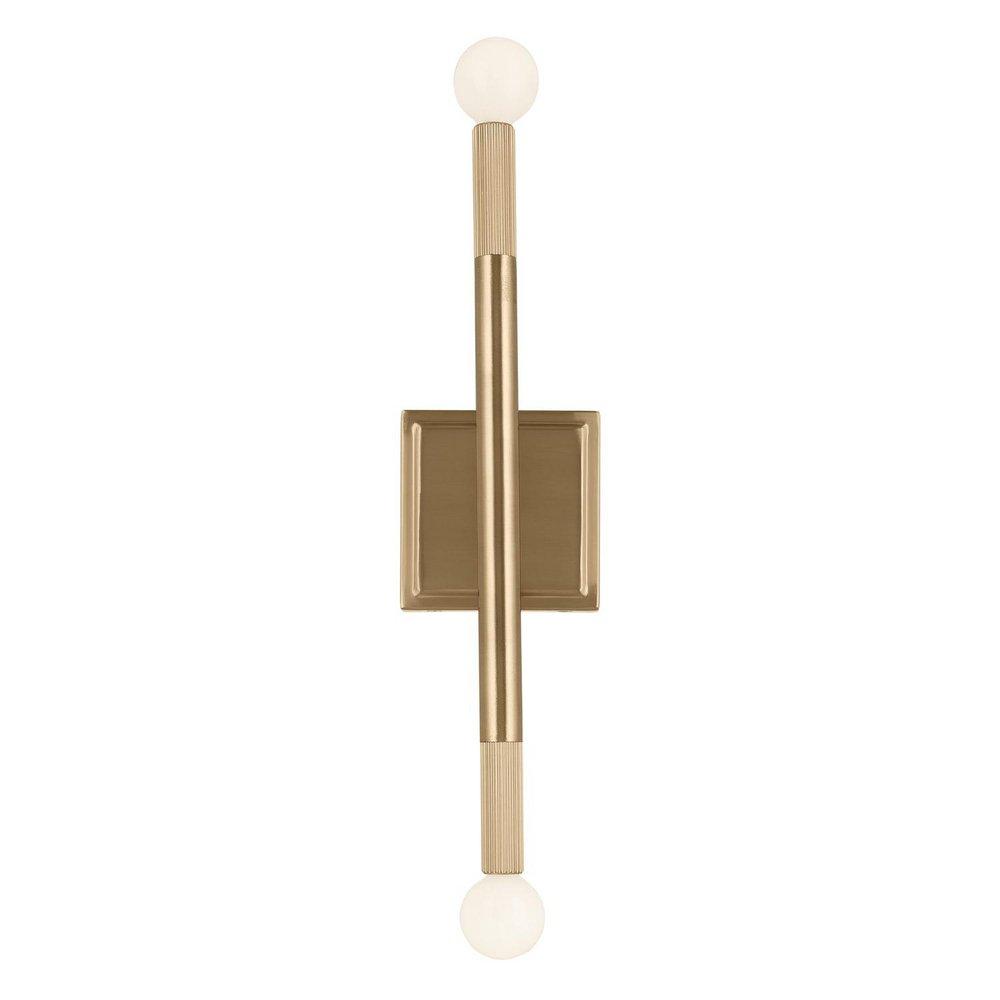 Kichler Lighting Champagne Bronze 60W 1-Light 17 in. Wall Sconce 