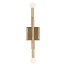 Kichler Lighting Champagne Bronze 60W 1-Light 17 in. Wall Sconce 