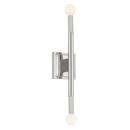 17in. Tall Wall Sconce Polished Nickel