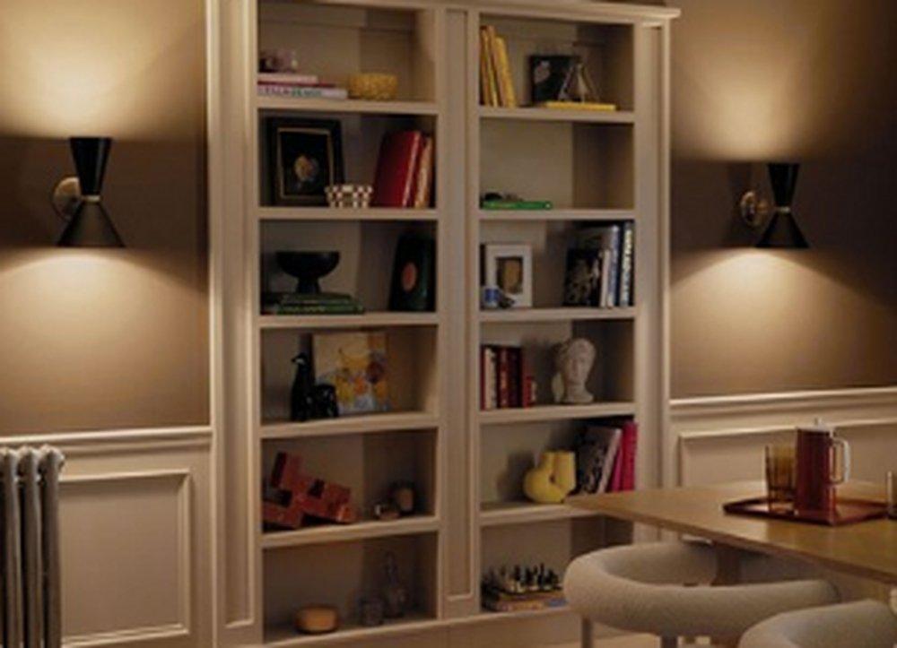 60W 1-Light 13-1/2 in. Wall Sconce in Champagne Bronze with Black 