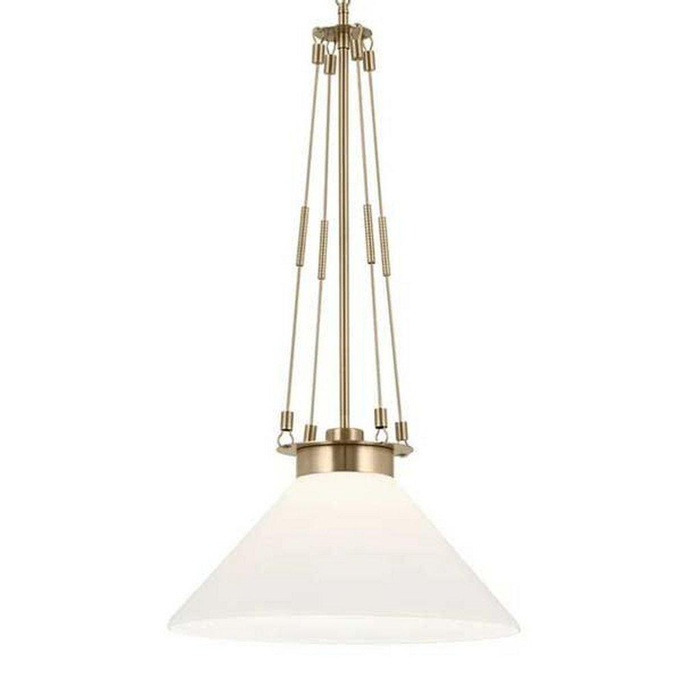 Kichler Lighting Champagne Bronze 100W 1-Light Medium E-26 Pendant Light 