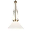 100W 1-Light Medium E-26 Pendant Light in Champagne Bronze
