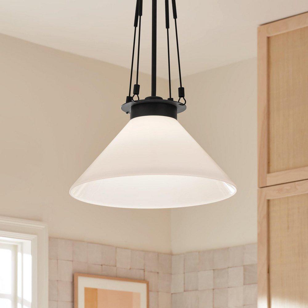 Kichler Lighting Champagne Bronze 100W 1-Light Medium E-26 Pendant Light 