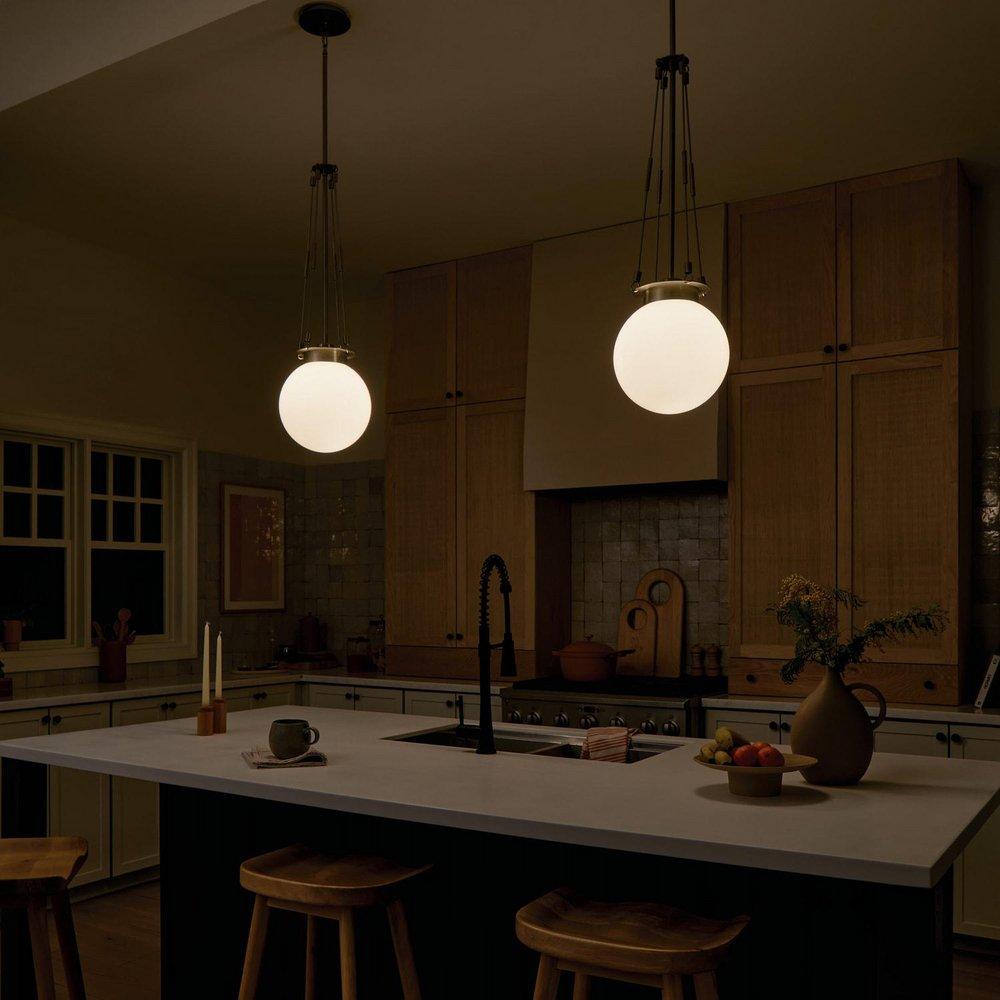 Kichler Lighting Champagne Bronze 100W 1-Light Medium E-26 Pendant Light 