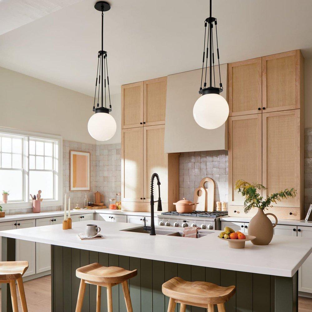 Kichler Lighting Champagne Bronze 100W 1-Light Medium E-26 Pendant Light 