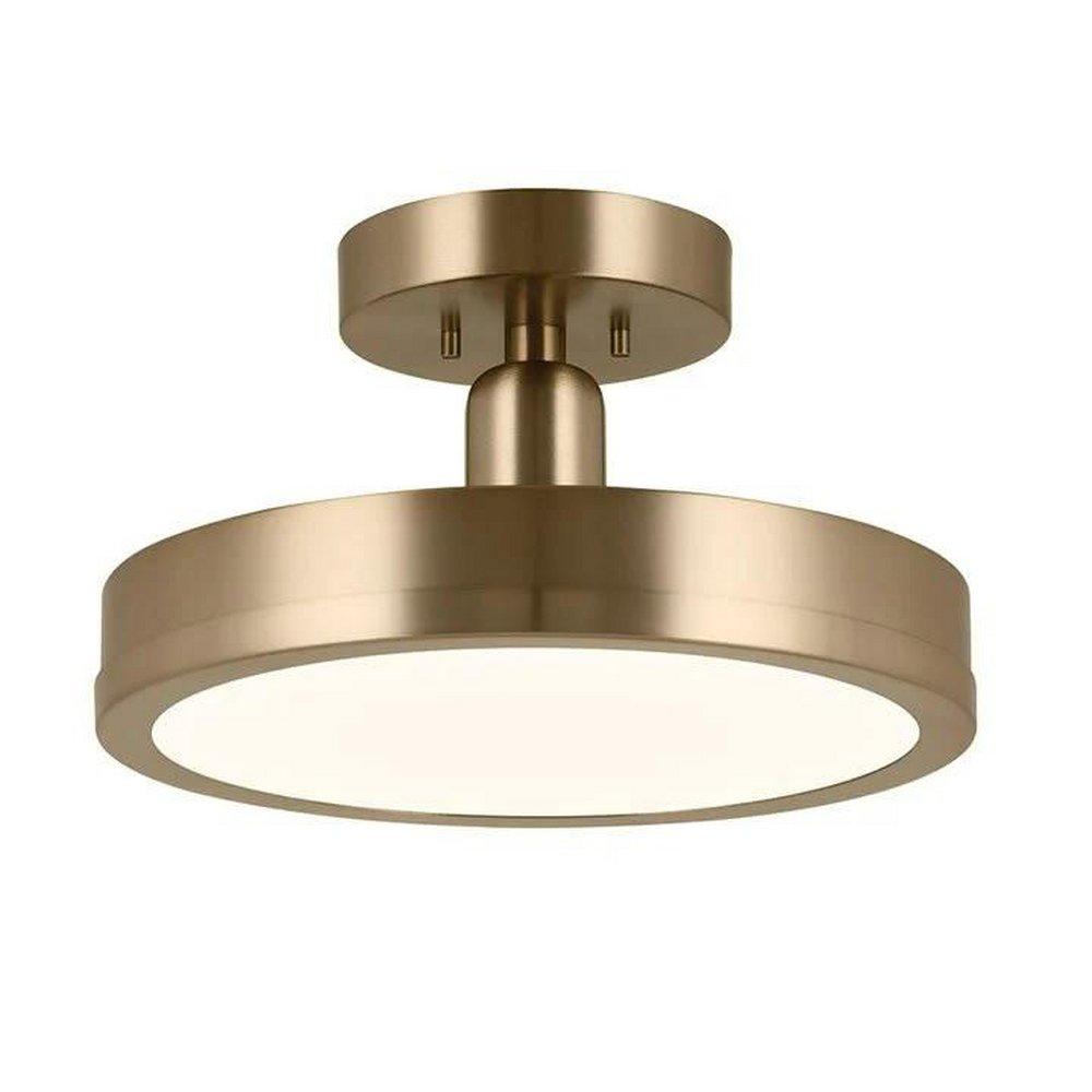 SEMI FLUSH 1LT LED RIU 