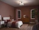 Kichler Lighting Champagne Bronze 25W 8-Light Candelabra E-12 Semi-Flush Mount Ceiling Fixture 