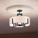 Kichler Lighting Champagne Bronze 25W 8-Light Candelabra E-12 Semi-Flush Mount Ceiling Fixture 