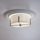 Kichler Lighting Classic Pewter 15-1/2 x 7-3/4 in. 60W 2-Light Flush Mount Ceiling Fixture 