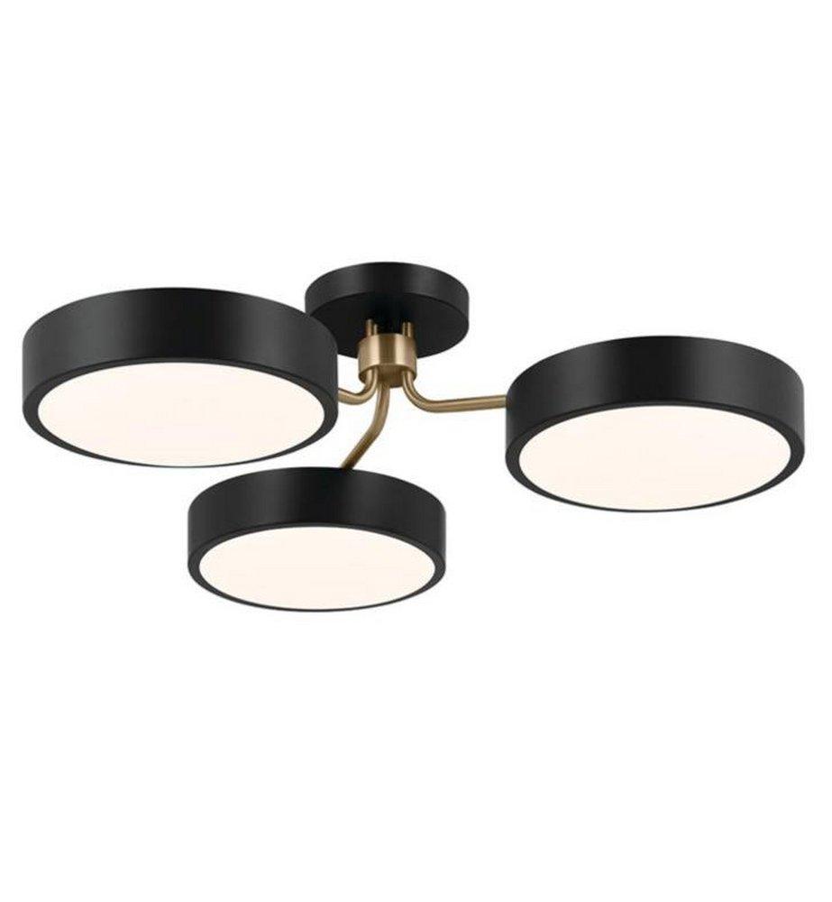 SEMI FLUSH 3LT LED SAGO 