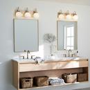 60W 3-Light Candelabra E-12 Vanity Fixture in Black 