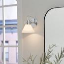 60W 1-Light 9-1/2 in. Wall Sconce in Black 