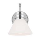 60W 1-Light 9-1/2 in. Wall Sconce in Black 