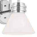 60W 1-Light 9-1/2 in. Wall Sconce in Black 