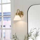 60W 1-Light 9-1/2 in. Wall Sconce in Black 