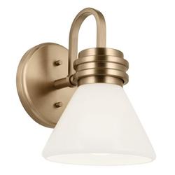 60W 1-Light 9-1/2 in. Wall Sconce in Champagne Bronze&trade;