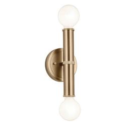 60W 2-Light 9-3/4 in. Wall Sconce in Champagne Bronze