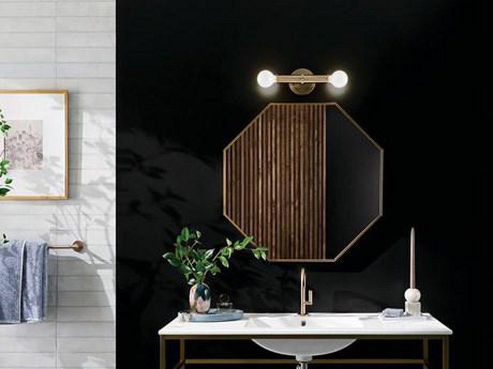 Kichler Lighting Champagne Bronze 60W 2-Light 9-3/4 in. Wall Sconce 