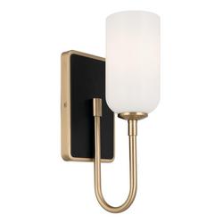 60W 1-Light 13-1/2 in. Wall Sconce in Champagne Bronze