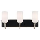 60W 3-Light Candelabra E-12 Vanity Fixture in Champagne Bronze 