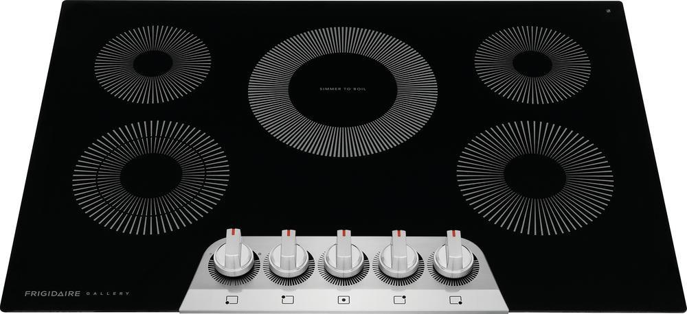 30 RADIANT ELECTRIC COOKTOP IN STAINLESS STEEL WITH 5 ELEMENTS 