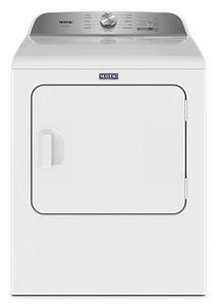 Maytag White 29 x 28-3/8 in. 240V 7.0 cu. ft. Electric Top Load Dryer 