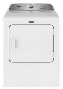 29 x 28-3/8 in. 240V 7.0 cu. ft. Electric Top Load Dryer in White