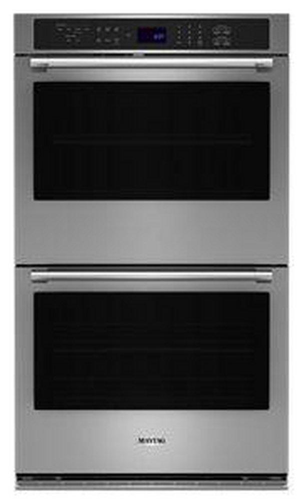 Maytag Fingerprint Resistant Stainless Steel 29-3/4 x 26-5/8 in. 40A 10.0 cu. ft. Drop Down Built-in and Wall Mount Double Oven 