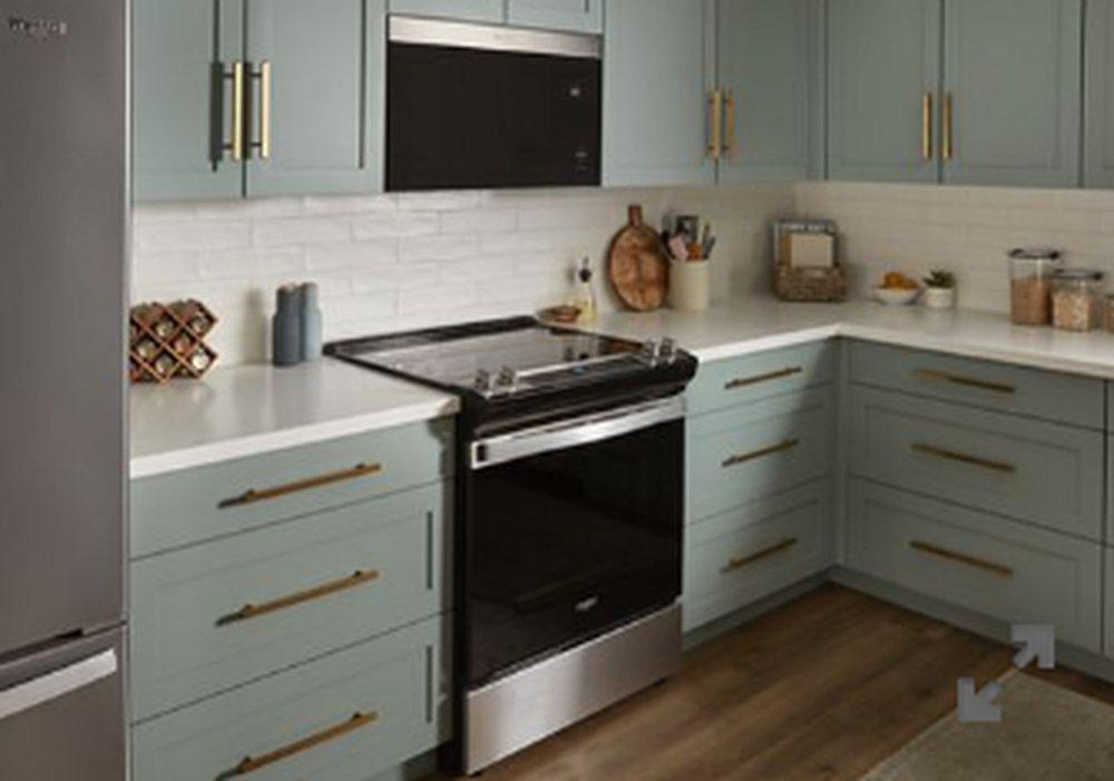 WHIRLPOOL FLUSH-TO-CAB OVER-THE-RANGE MI 