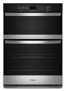 Whirlpool Stainless Steel 29-3/4 x 26-11/25 in. 6.4 cu. ft. 30A Drop Down Combo Oven 