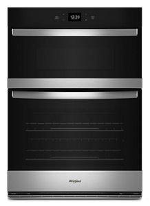 Whirlpool Stainless Steel 29-3/4 x 26-11/25 in. 6.4 cu. ft. 20A Drop Down Combo Oven 