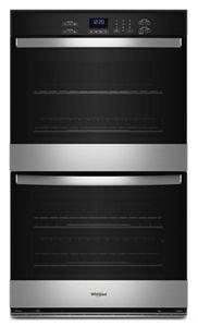 Whirlpool Stainless Steel 29-3/4 x 26-7/16 in. 40A 10.0 cu. ft. Built-in and Wall Mount Double Oven 