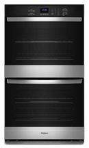 Whirlpool Stainless Steel 29-3/4 x 26-7/16 in. 40A 10.0 cu. ft. Built-in and Wall Mount Double Oven 