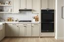 Whirlpool Black 29-3/4 in. 10 cu. ft. 40A Drop Down Wall Mount Double Oven 
